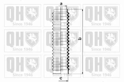 Quinton Hazell QG1338 Пильник рульової рейки