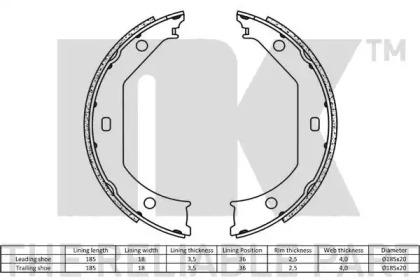 NK 2715638 Brake pads
