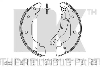 NK 2725676 Brake pads NK 2725676 Brake pads