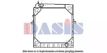 AKS Dasis 400150N Радиатор охлаждения двигателя AKS Dasis 400150N Радиатор охлаждения двигателя