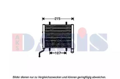 AKS Dasis 480077N Радіатор охолодження двигуна