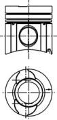 Kolbenschmidt 40587600 Поршень двигуна Kolbenschmidt 40587600 Поршень двигуна