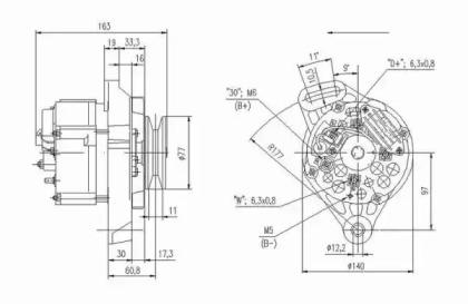 Remy 19025763 Генератор