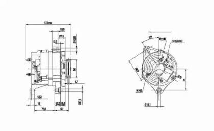 Remy 19025787 Alternator assy