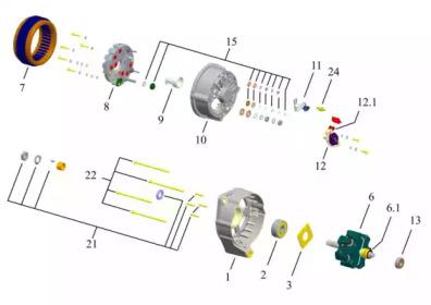 Remy 19070056 Alternator assy Remy 19070056 Alternator assy