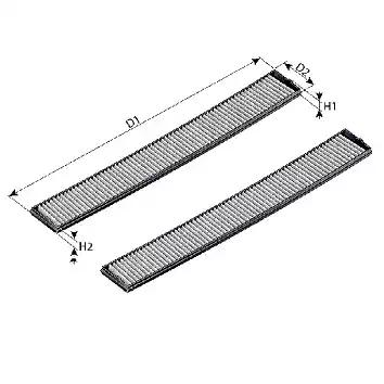 Purflux AH310-2 Фільтр салону Purflux AH310-2 Фільтр салону