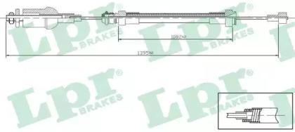 LPR C0237C Трос зчеплення