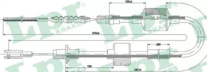 LPR C0520C Трос сцепления LPR C0520C Трос сцепления