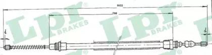 LPR C0660B Трос стояночного гальма