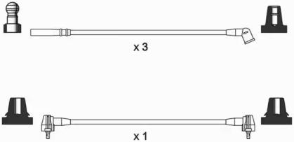 WAI ISL343 Zuendkabel WAI ISL343 Zuendkabel