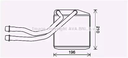 Prasco CN6314 Радіатор пічки Prasco CN6314 Радіатор пічки