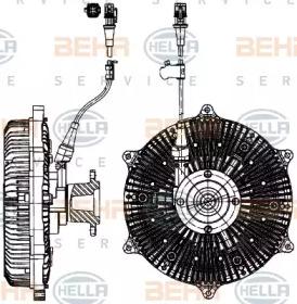 Hella 8MV 376 907-121 Муфта вентилятора Hella 8MV 376 907-121 Муфта вентилятора