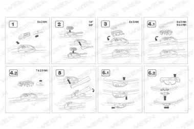 Ween 100-4016 Щетка стеклоочистителя Ween 100-4016 Щетка стеклоочистителя