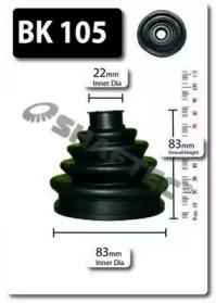 Shaftec BK105 Пильник привідного валу
