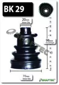 Shaftec BK29 Dust boot kit axle joint Shaftec BK29 Dust boot kit axle joint