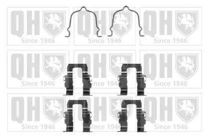 Quinton Hazell BFK870 Комплект монтажный дисковых тормозных колодок Quinton Hazell BFK870 Комплект монтажный дисковых тормозных колодок