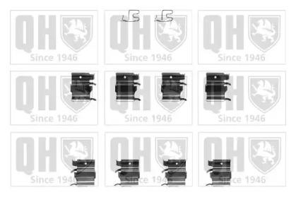 Quinton Hazell BFK899 Монтажний комплект гальмівних колодок Quinton Hazell BFK899 Монтажний комплект гальмівних колодок