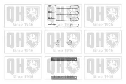 Quinton Hazell BFK908 Монтажний комплект гальмівних колодок