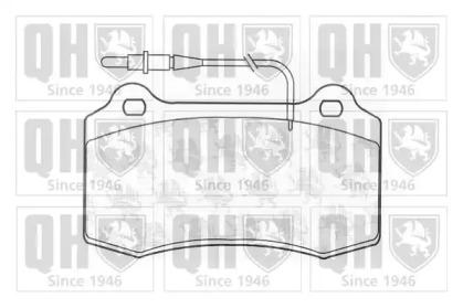 Quinton Hazell BP1029 Колодки гальмівні