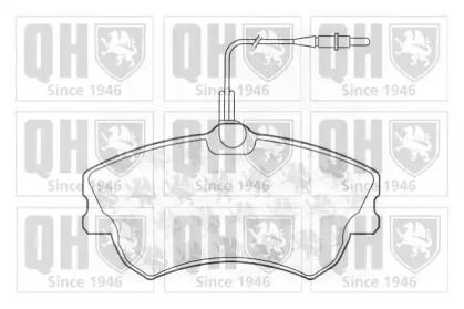 Quinton Hazell BP1065 Колодки гальмівні