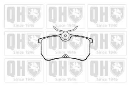 Quinton Hazell BP1091 Колодки гальмівні