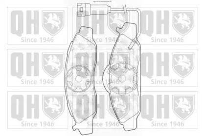 Quinton Hazell BP1177 Колодки гальмівні Quinton Hazell BP1177 Колодки гальмівні