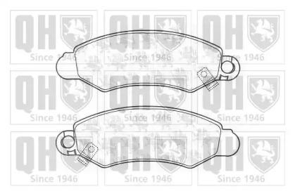 Quinton Hazell BP1220 Колодки гальмівні