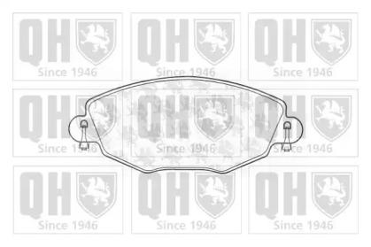 Quinton Hazell BP1264 Колодки гальмівні Quinton Hazell BP1264 Колодки гальмівні