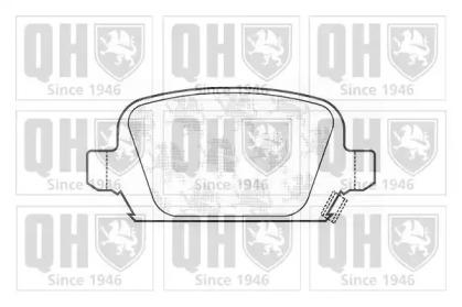 Quinton Hazell BP1267 Колодки гальмівні Quinton Hazell BP1267 Колодки гальмівні