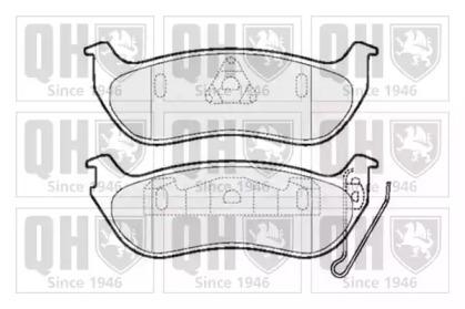 Quinton Hazell BP1500 Колодки гальмівні