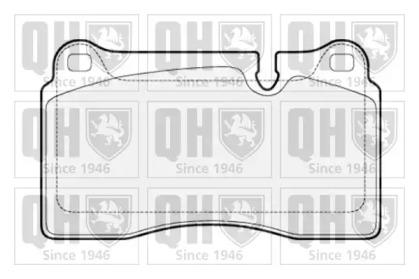 Quinton Hazell BP1539 Колодки гальмівні