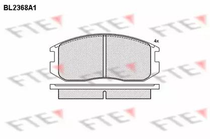 FTE BL2368A1 Brake pads FTE BL2368A1 Brake pads