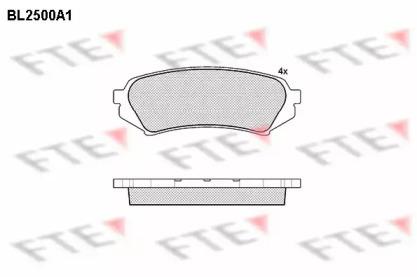 FTE BL2500A1 Brake pads