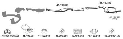 Eberspacher 452002 Глушник вихлопних газів кінцевий Eberspacher 452002 Глушник вихлопних газів кінцевий