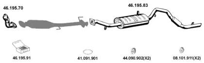 Eberspacher 462025 Schalldaempfer