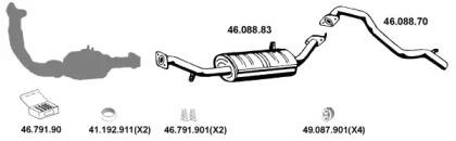 Eberspacher 462026 Schalldaempfer Eberspacher 462026 Schalldaempfer