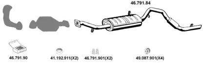 Eberspacher 462027 Schalldaempfer Eberspacher 462027 Schalldaempfer