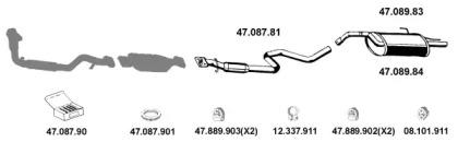Eberspacher 472009 Schalldaempfer Eberspacher 472009 Schalldaempfer