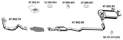Eberspacher 472021 Schalldaempfer