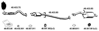Eberspacher 482025 Schalldaempfer