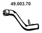Eberspacher 49.003.70 Випускна труба відпрацьованих газів Eberspacher 49.003.70 Випускна труба відпрацьованих газів