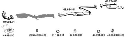 Eberspacher 492022 Schalldaempfer