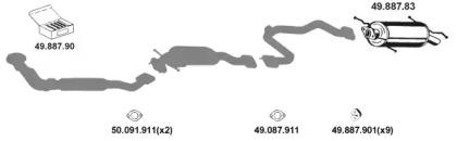 Eberspacher 492060 Schalldaempfer