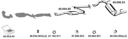 Eberspacher 492067 Schalldaempfer