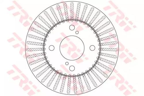 TRW DF6227 Brake disc TRW DF6227 Brake disc