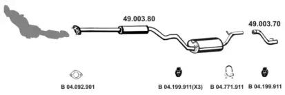 Eberspacher 492099 Schalldaempfer