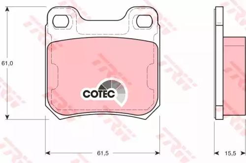 TRW GDB1346 Brake pads TRW GDB1346 Brake pads