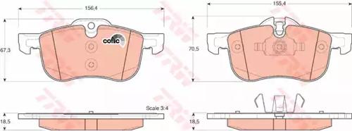 TRW GDB1374 Колодки гальмівні TRW GDB1374 Колодки гальмівні