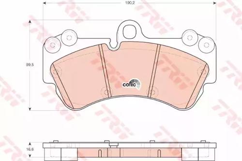 TRW GDB1720 Brake pads TRW GDB1720 Brake pads