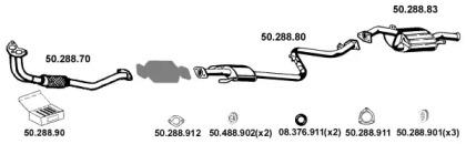Eberspacher 502015 Глушник вихлопних газів кінцевий Eberspacher 502015 Глушник вихлопних газів кінцевий